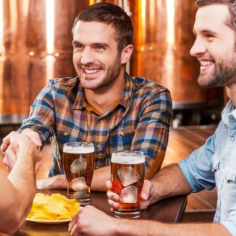 Мезнуг ромбовидная форма d формы для льда безопасный эластичный силикон 4 большие