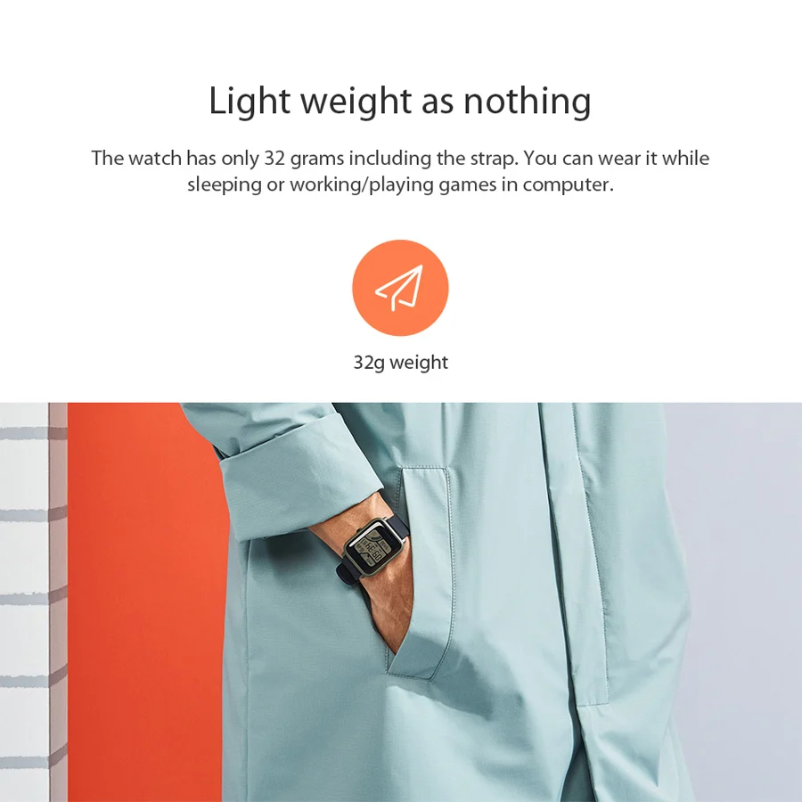 [Английская версия] Xiaomi Amazfit Bip Смарт часы Huami gps Смарт-часы Bluetooth 4,0 сердечного ритма 45 дней Батарея IP68