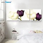 Картина на холсте, украшение для дома, стена арт-деко, фон для дивана, цветочный узор, тюльпаны, яркие цвета, красивые цветы