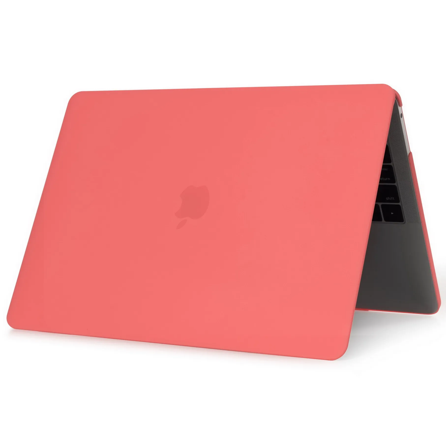 Matte Coral orange ZAIWJ ноутбук матовая поверхность/кристалл чехол для Macbook Air retina Pro 11 12 13 15 для Mac Air 13 с сенсорной панелью+ крышка клавиатуры - Цвет: Matte Coral orange