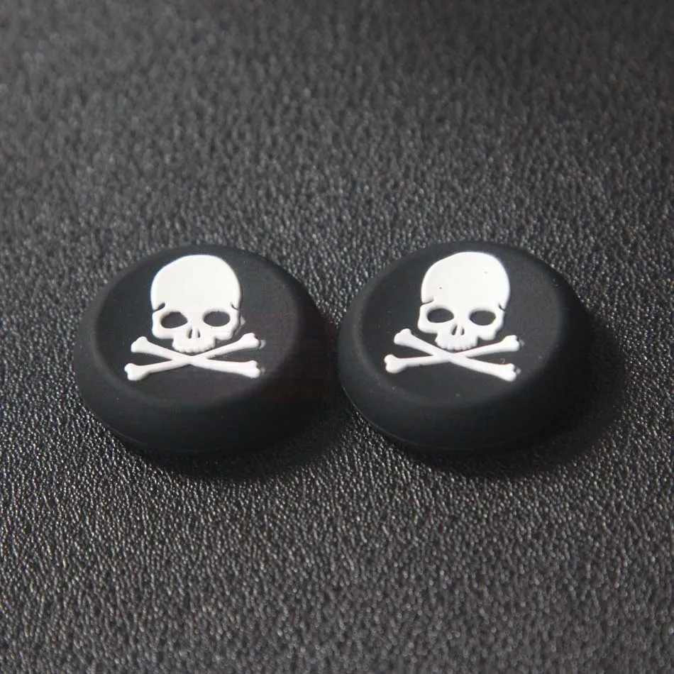 Противоскользящие силиконовые колпачки с черепом для Sony PS3 PS4 игровой контроллер