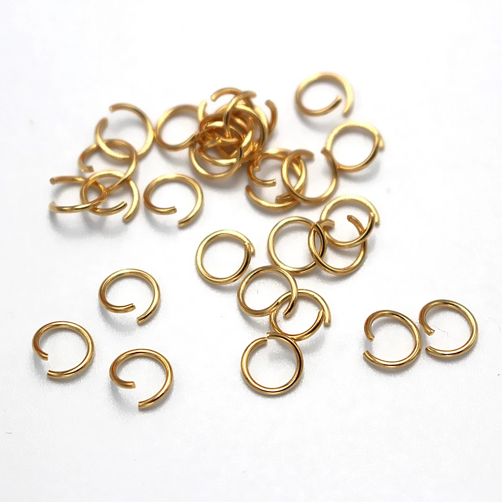 0.7mm 0.8mm Stainless Steel Open Jump Rings Split Connector Findings for Making Keychains Bracelet Accessories DIY Jewelry | Украшения и