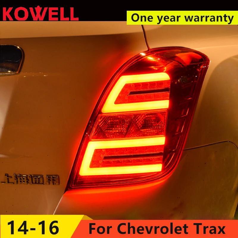 Kowell Тюнинг автомобилей для Chevrolet Tracker задние фонари 2013 Trax светодиодные задние фонари задние лампы ДРЛ+ Тормозная+ Парк+ сигнал свет
