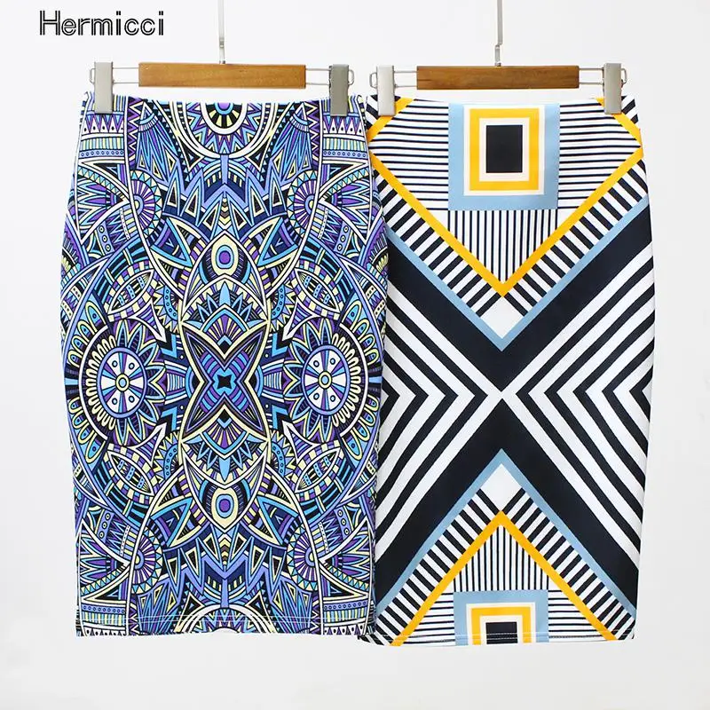Hermicci, Женская юбка-карандаш, высокая талия, большой цветок, облегающая юбка миди, женская, цифровая печать, белая, черная, тонкая, на бедрах, юбка
