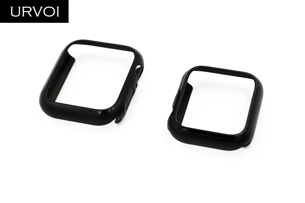 Чехол URVOI из поликарбоната для Apple Watch series 5 4 пластиковый бампер с жесткой рамкой
