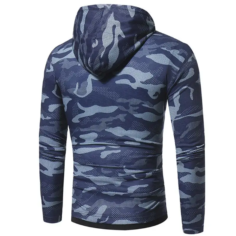 Newest Autumn Winter Men Hoodies Hip Hop Casual Loose Camouflage Printed Sweatshirt Long Sleeve Stylish Male Hooded Tops | Мужская