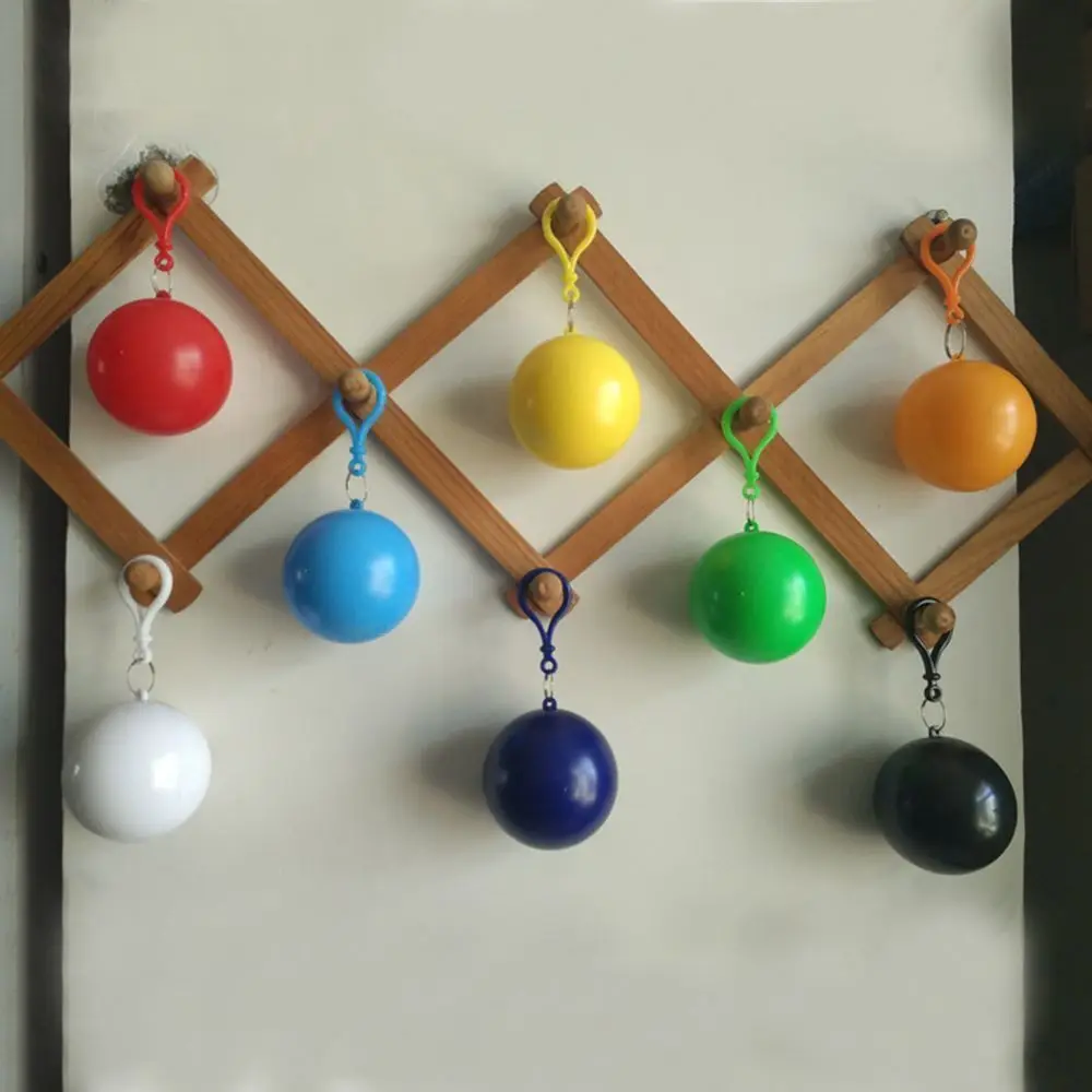 Унисекс одноразовый дождевик пончо с брелоком практичный|Аксессуары для зонтов|