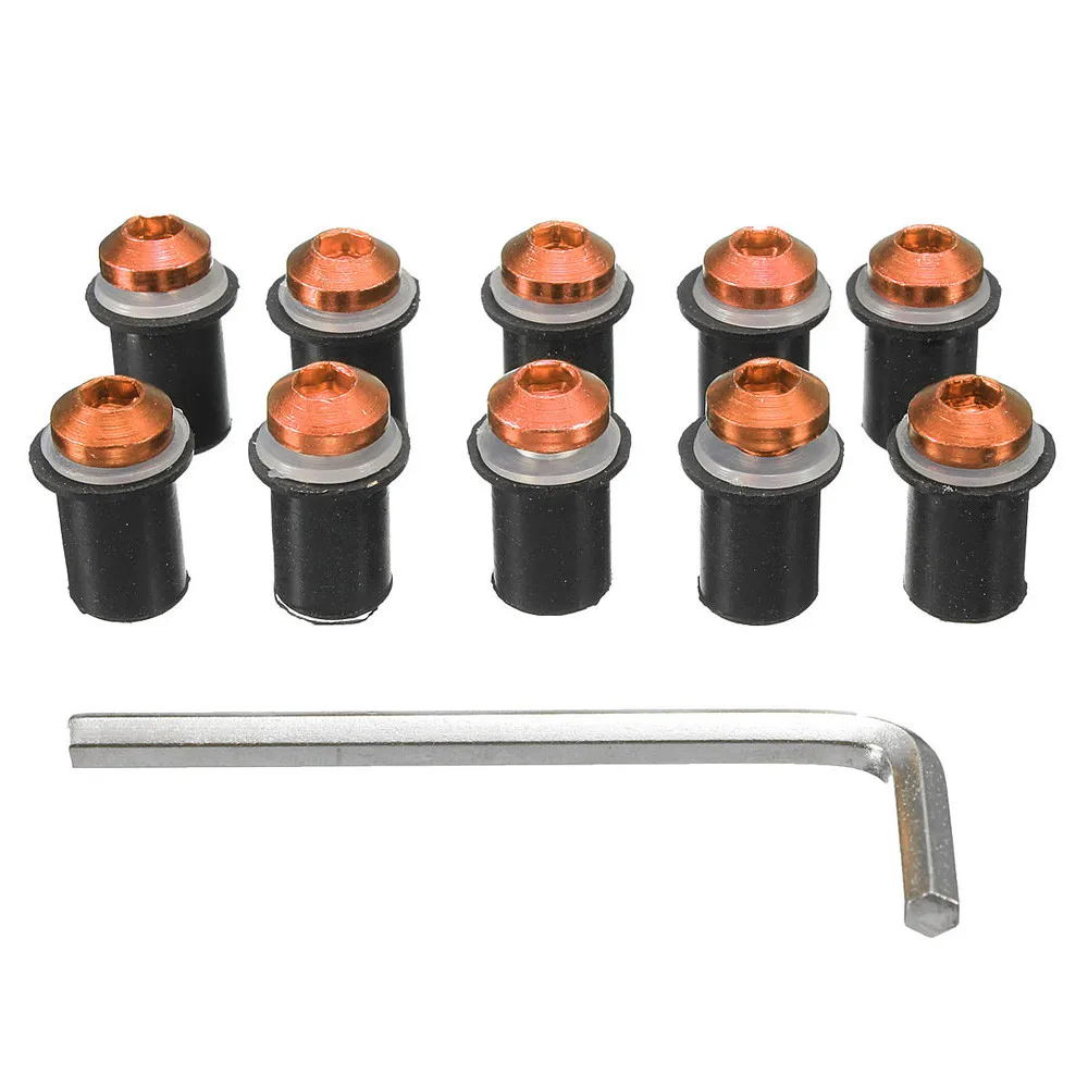 Набор гаек для ветрового стекла мотоцикла M5 x 16 мм 10 шт./компл.|screws bolts nuts|bolt nutwindshield