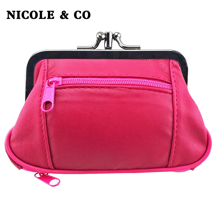 Миниатюрный кошелек NICOLE & CO для женщин оригинальный Дамский бумажник из