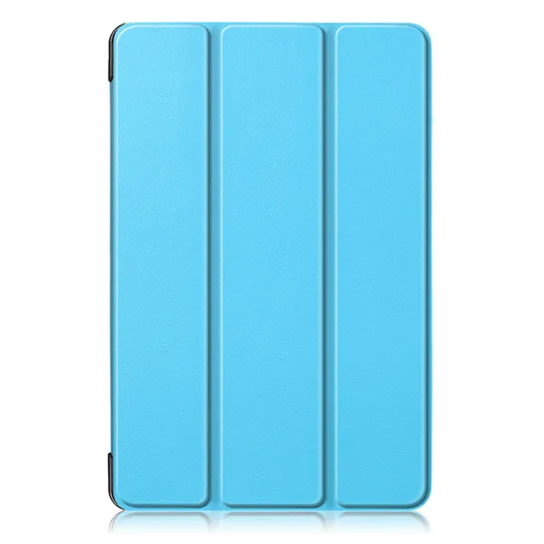 blue Умный однотонный Тонкий Магнитный откидной Чехол для samsung Galaxy Tab A, 10,1 дюймов,, подставка, чехол для планшета, для samsung SMT510, SM-T515, Funda - Цвет: blue