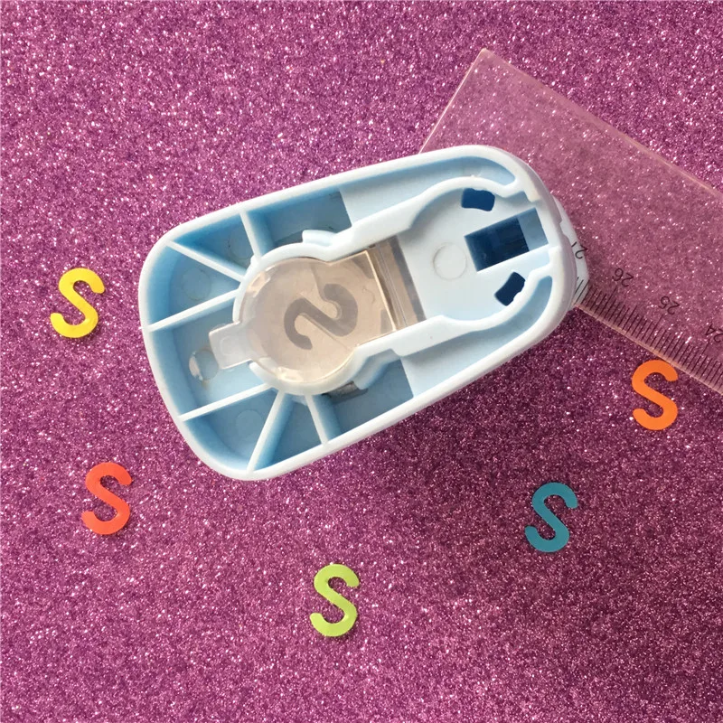 Бесплатная доставка алфавит S shaped save power paper/eva craft punch скрапбук ручной работы