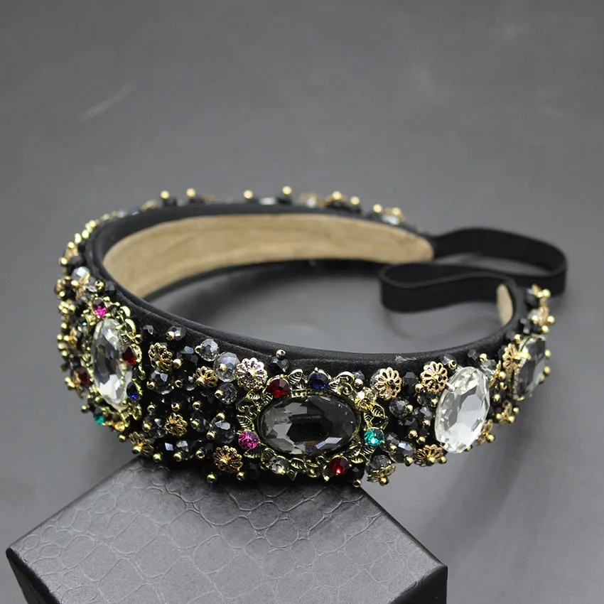 Новая ручная работа свадебная головная повязка с кристаллическими оправами, украшения для невесты, модные изделия из головных уборов, роскошные винтажные танцевальные головные повязки 316.