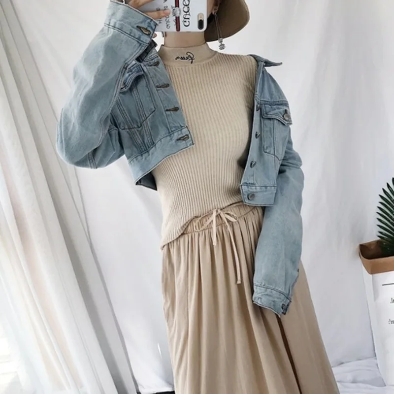 Genayooa Letter Sweater Woman Autumn And Winter Knitted Green Womens Pullover Long Sleeve Sweaters Slim Elastic | Женская одежда