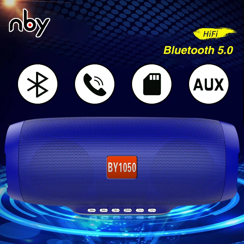 Bluetooth-Колонка nby 1050 портативная с поддержкой TF-карты и USB-накопителя | Электроника