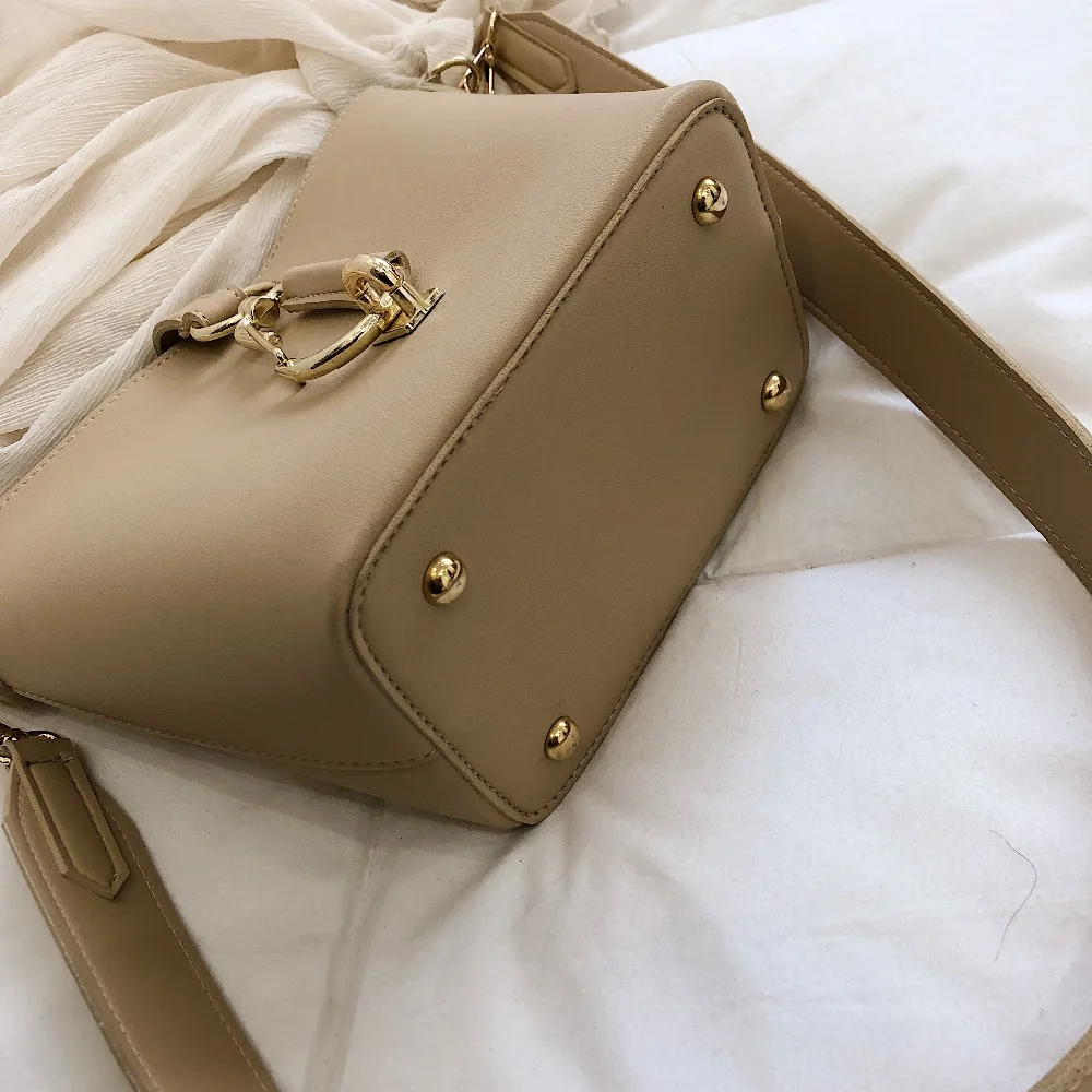 2019 Большая вместительная модная простая дамская сумка высокого качества pu