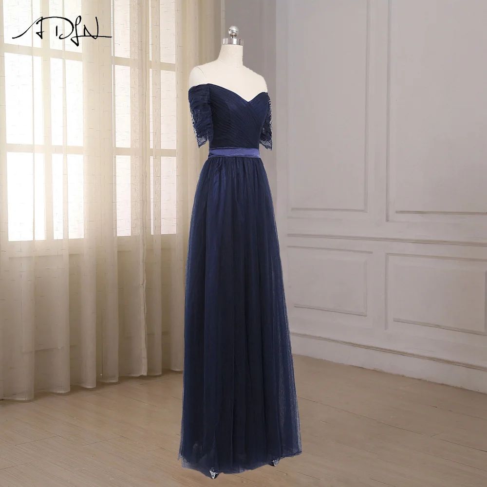 ADLN/недорогие платья подружки невесты с открытыми плечами платье из тюля