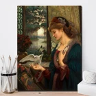 Британская живопись Мари спарли СТИЛМАН, постеры и принты посланника любви, настенная живопись, домашний декор, подарки для влюбленных