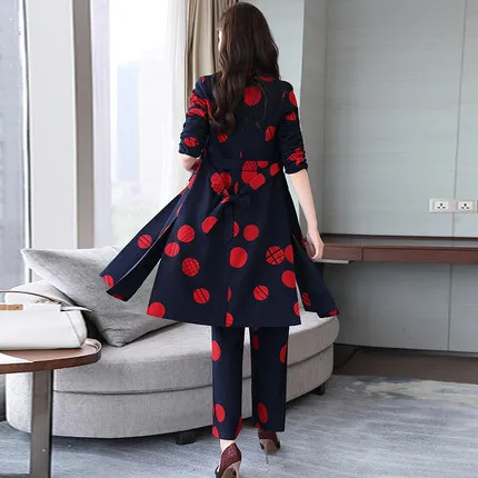 Женское длинное пальто с широкими штанинами весна-осень 2019