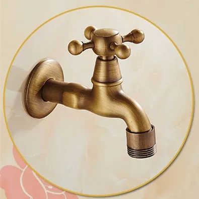 Бесплатная доставка новый дизайн античная стиральная машина кран с твердой