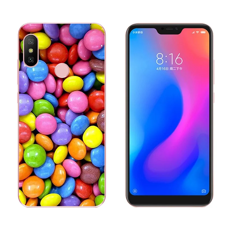 Силиконовый ТПУ Мягкий DIY шаблон протектор чехол для Mi A2 Lite Ультратонкий Xiaomi Redmi