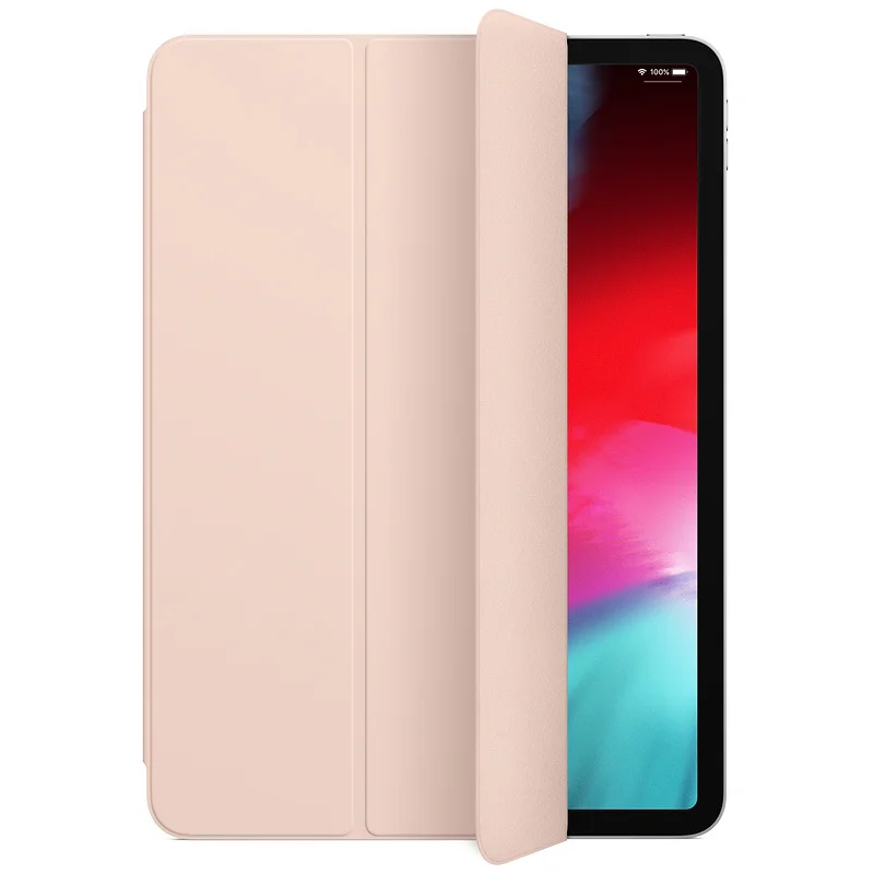 MRX72FE/ стиль Smart Folio для iPad Pro 12,9 чехол откидная крышка магнитная кожа - Цвет: Розовый