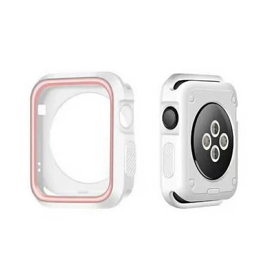 Силиконовый чехол для Apple Watch 42 мм 38 спортивный ремешок полностью резиновый