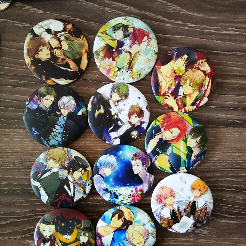1 шт. 58 мм значок аниме Серафим конца Owari Shinoa Hyakuya Sangu Owari no Seraph Krul значки булавки брошь значок анимация