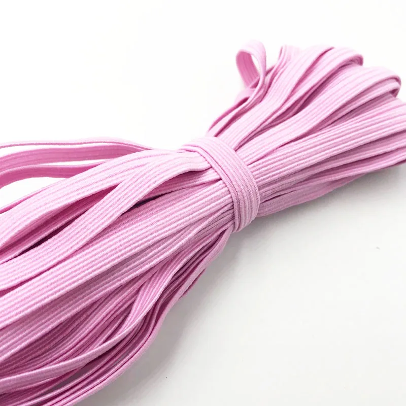 6 mm pink 5 meters 5 метров 6 мм белый/черный нейлон высшего резинки штаны швейные принадлежности cделай сам - Цвет: 6 mm pink 5 meters