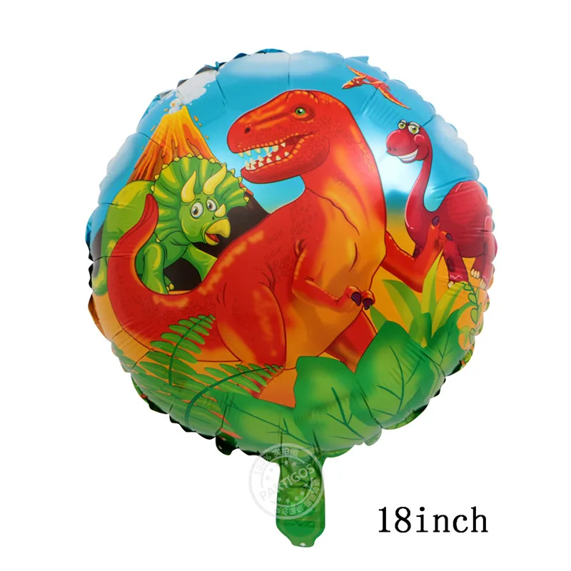 1pcs 18inch 1 шт. 4D динозавр воздушный шар из фольги стоящий Зеленый Динозавр красный дракон день рождения deco вечерние принадлежности для мальчиков Детские Игрушки гелиевые шары - Цвет: 1pcs 18inch