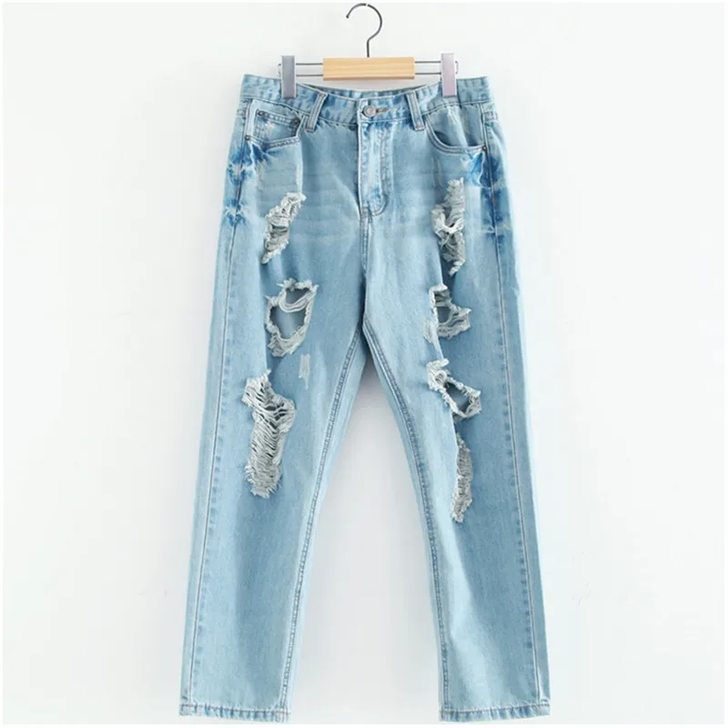 Женские прямые рваные джинсы модные осенние 2018|ripped jeans for women|jeans womenjeans fashion |
