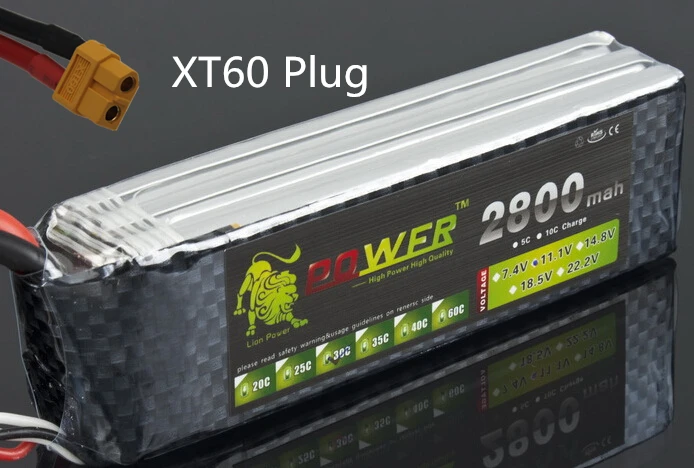 2800 XT60 Plug LION POWER 11,1 v 1500mAh 2200mah 2800mah 3000mah 4200mah 5200mah mAh Lipo батарея T/XT-60 для RC вертолета автомобиля лодки 3s батарея - Цвет: 2800 XT60 Plug