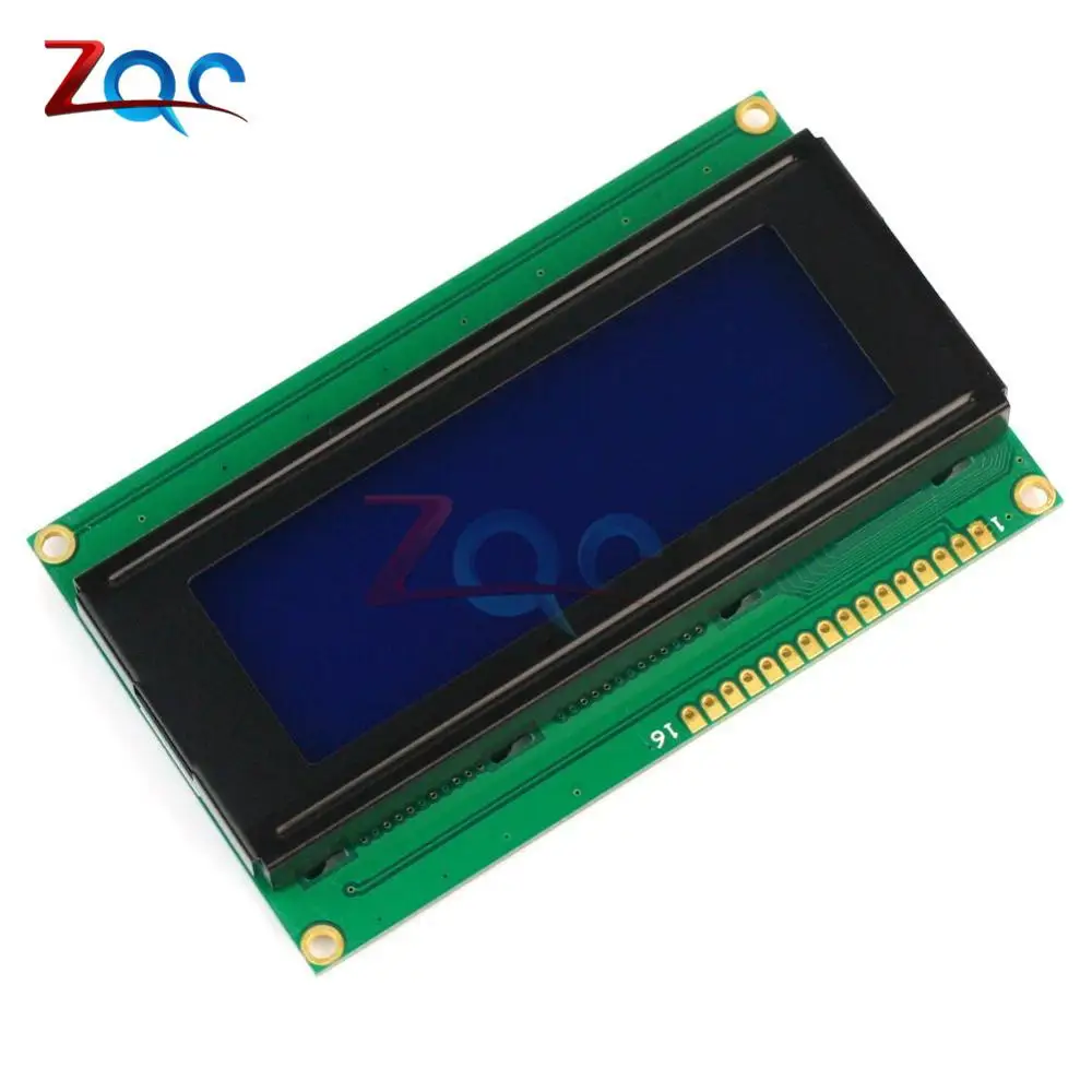 Синий Lcd плата 2004 20*4 lcd 20X4 5V Синий/Желтый экран с подсветкой lcd 2004 Дисплей lcd модуль lcd 2004 для Arduino HD44780 контроллер - Цвет: Синий