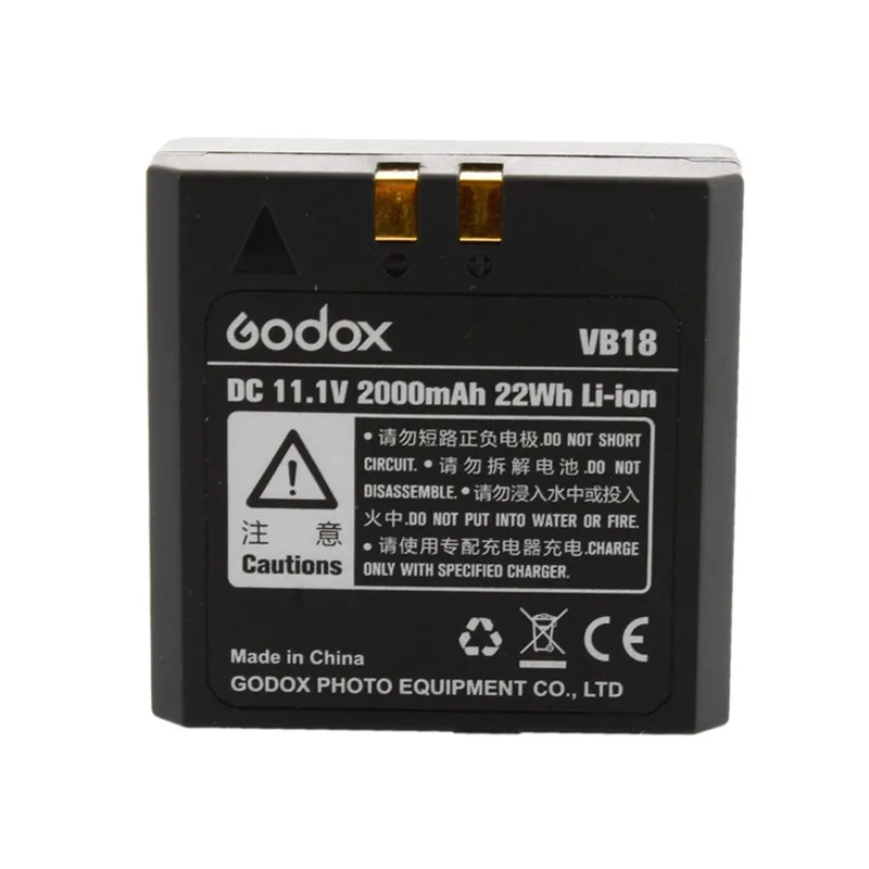 Литий ионный аккумулятор Godox VB18 (Улучшенный аккумулятор) для V850 V860 V860II Neewer Speedlite