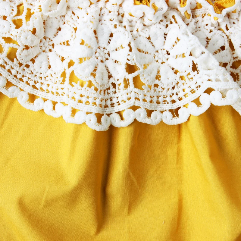 Лето 2017 милый кружевной комбинезон для маленьких девочек труба наряды