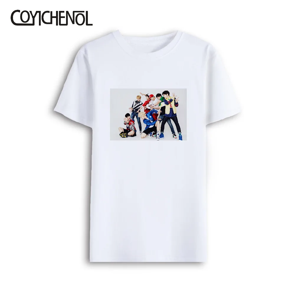 7XL негабаритных kpop monsta x Мужская футболка с рисунком большие размеры сплошной