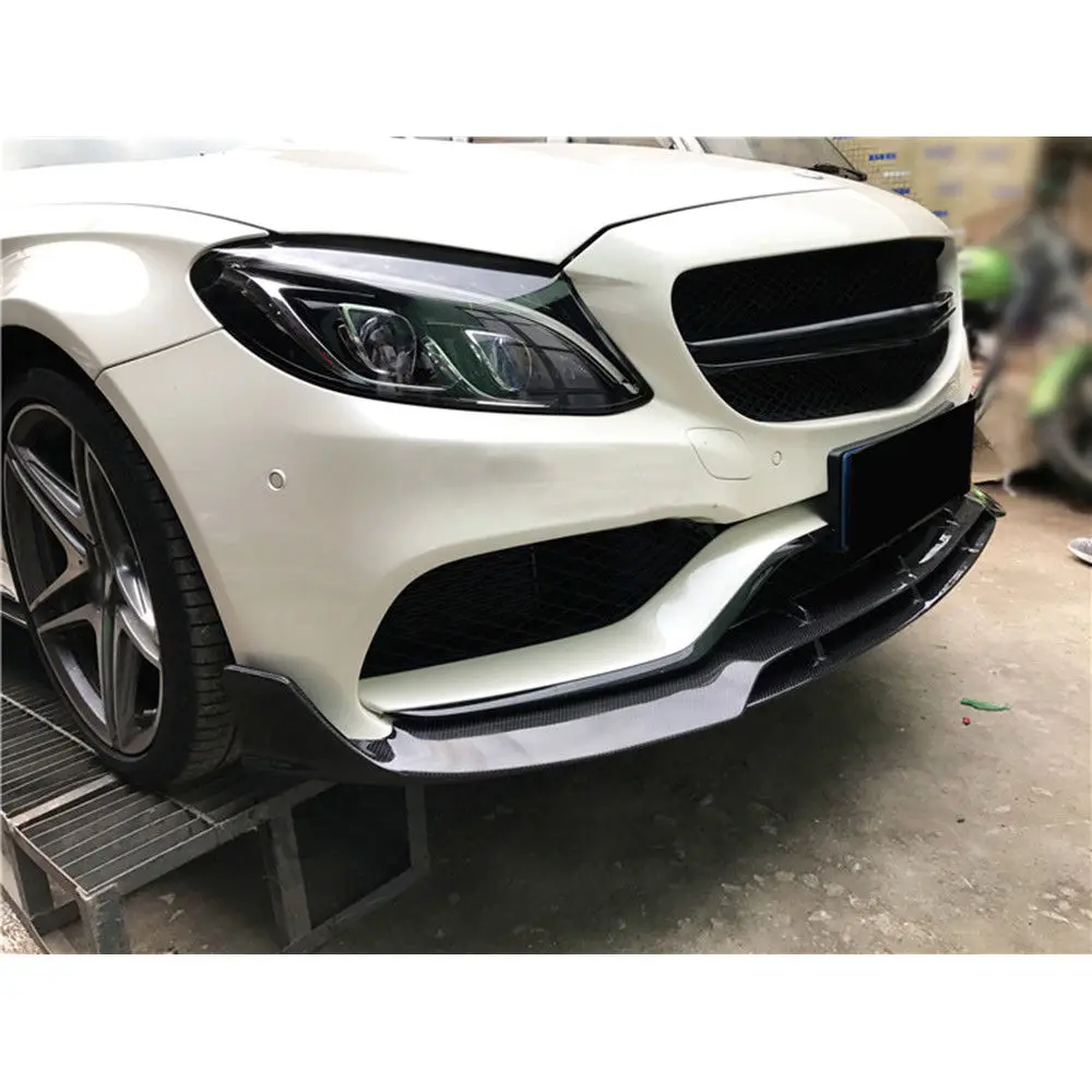 Углеродное волокно передний бампер для benz w205 c63 c63s coupe 2015 up|Обвесы| |