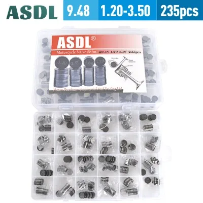 5 lot valve shim 47 шт. детали двигателя мотоцикла регулируемые 9,48 мм клапан прокладки комплект для Honda Arctic Cat Yamaha Kawasaki Polaris Suzuki# b - Цвет: 5 lot valve shim