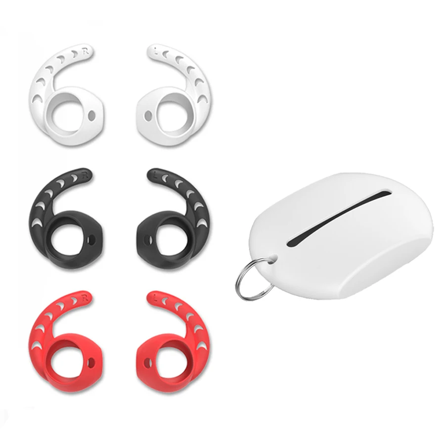 Силиконовые крючки для ушей, чехлы для Apple Airpods 2, чехол для наушников с шумоподавлением, ушные вкладыши, крючок, крышка, чехол для iPhone, Earpods XS X 8 7
