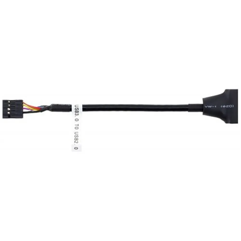 19/20 Pin USB 2 0 к 3 разъем на 9 штекер материнской платы адаптер Шнур Z09 Прямая