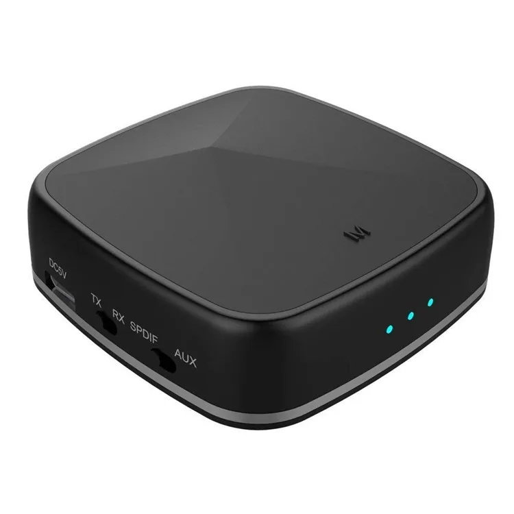 APTX оптический Bluetooth передатчик и приемник TOSLINK 3,5 мм RCA беспроводной аудио адаптер для домашней системы наушники Динамик - Цвет: Black