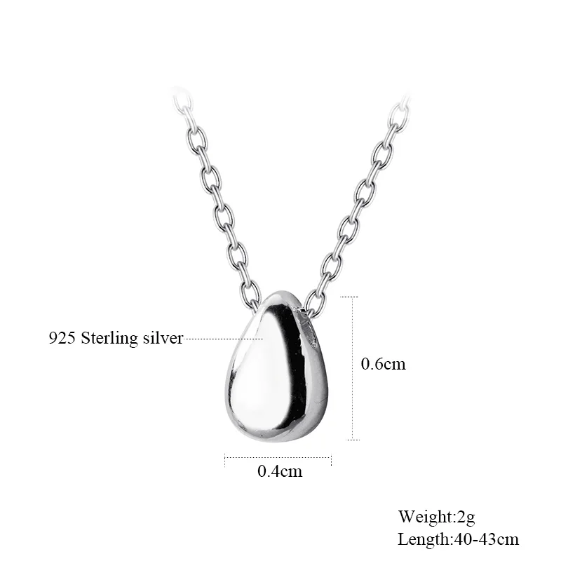 Silver Индивидуальные 925 пробы серебряные ожерелья для женщин черные кофейные бобы Короткая подвеска ожерелье ювелирные изделия колье - Окраска металла: Silver
