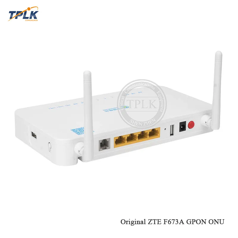 Английская прошивка 100% абсолютно новая ZTE F673A V2 GPON ONU ONT 4GE + 1Tel USB Wifi такая же функция
