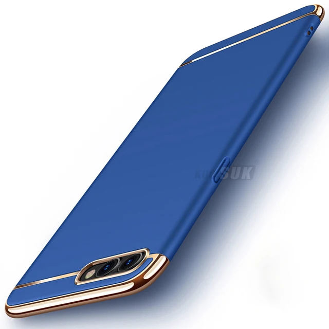 Blue Чехол a3s для OPPO A3s, чехол 3в1, полная защита корпуса, твердый Роскошный чехол на заднюю панель для OPPO A3S, чехол для телефона s, Ультратонкий чехол - Цвет: Blue