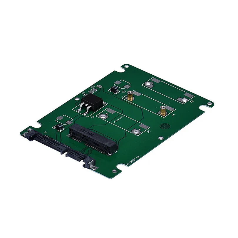Бренд Mini pcie mSATA SSD до 2 5 дюймовых адаптеров SATA3 карта с чехлом белого цвета |