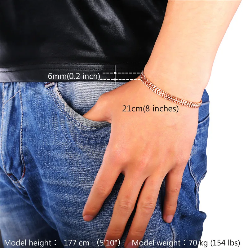 Collare Mesh Chain Men Jewelry Sets Gold/Rose Gold/Silver Color Wholesale Hip-hop Bracelet Necklace Set S187 | Украшения и