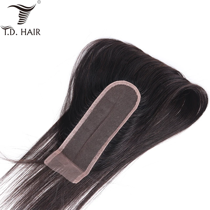 2*6 Кружева Закрытие с 3 шт бразильские Remy натуральные кудрявые пучки волос