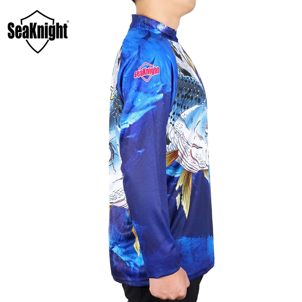 SeaKnight рыболовная одежда SK004 с длинным рукавом и защитой от ультрафиолета летняя