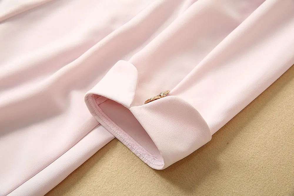 

Star Style Dress 2019 High Quality Runway Women Notched Neck Elegant Irregular Dresses Work Dress Office NP0682J