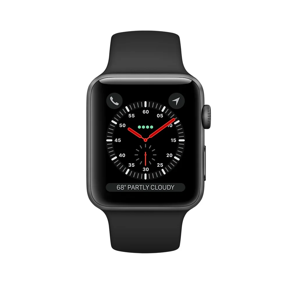 AppleWatch Apple Series 3 gps мм 8 ГБ 38 умный Браслет фитнес трекер шагомер датчик сердечного