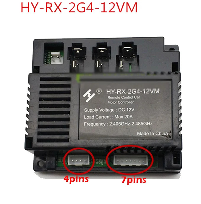 HY-RX-2G4-6VM Детский Электрический автомобиль части игрушки аксессуары HY-RX-2G4-12VM пульт дистанционного управления приемник контроллер материнская плата